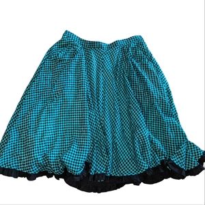 Vintage Diesel Silk blend circle skirt sz 27 small to medium